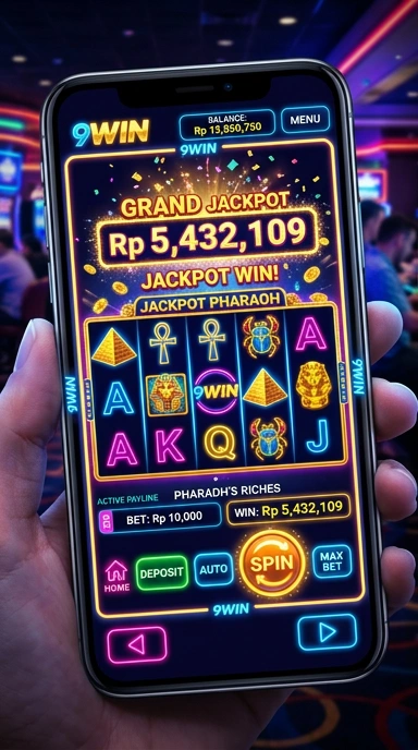 Proses pengunduhan cepat dan aman di aplikasi 9win.